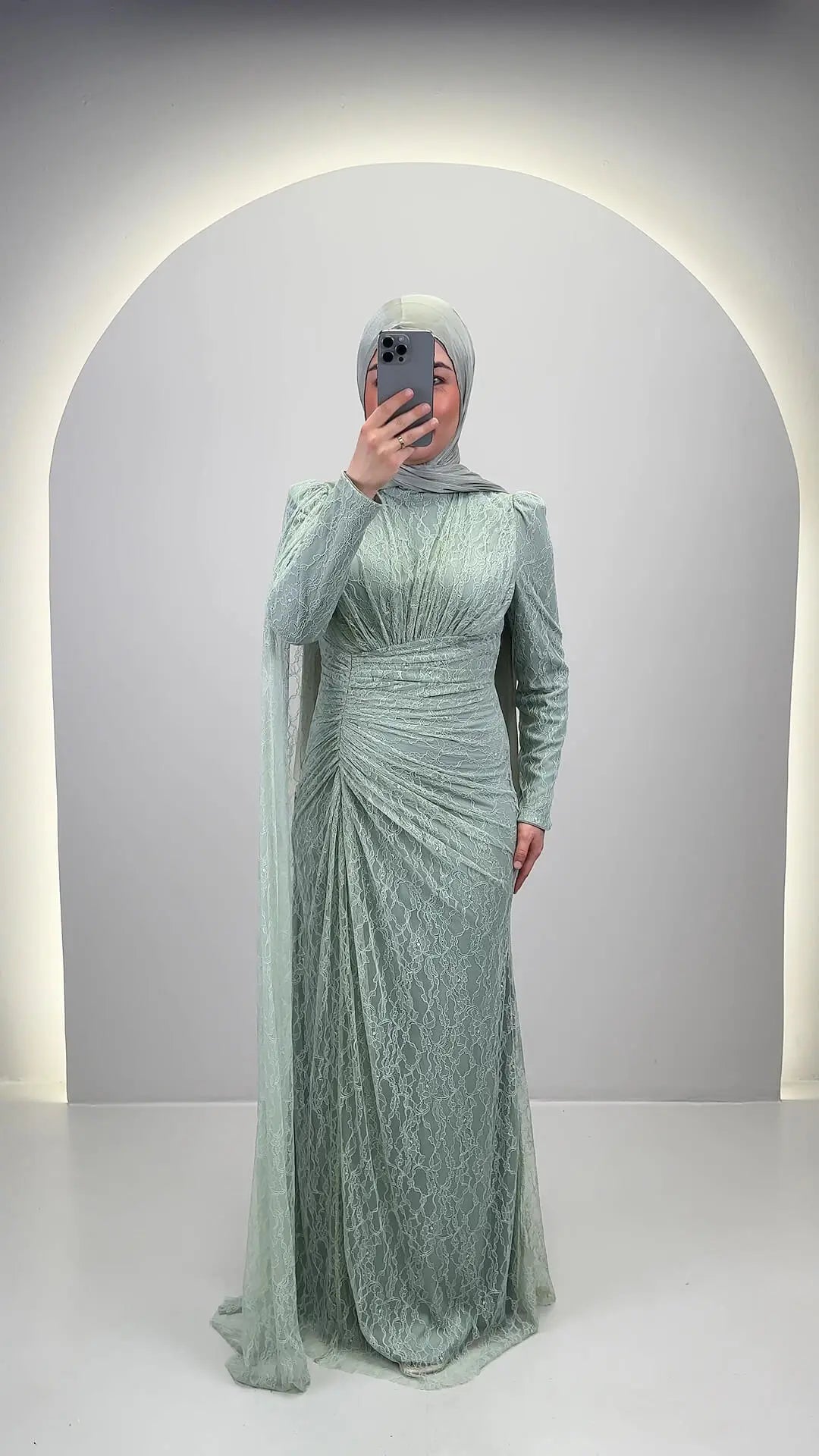 Vestito da sera Asell Mint