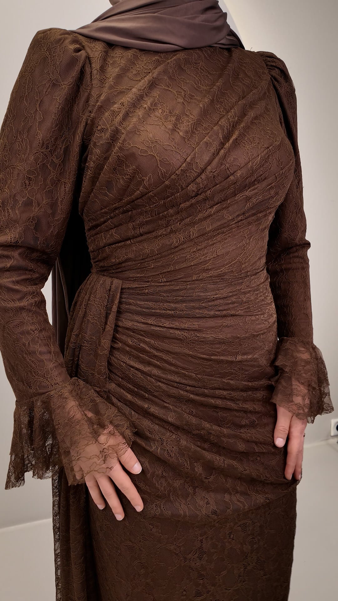 Eliza Abendkleid Braun