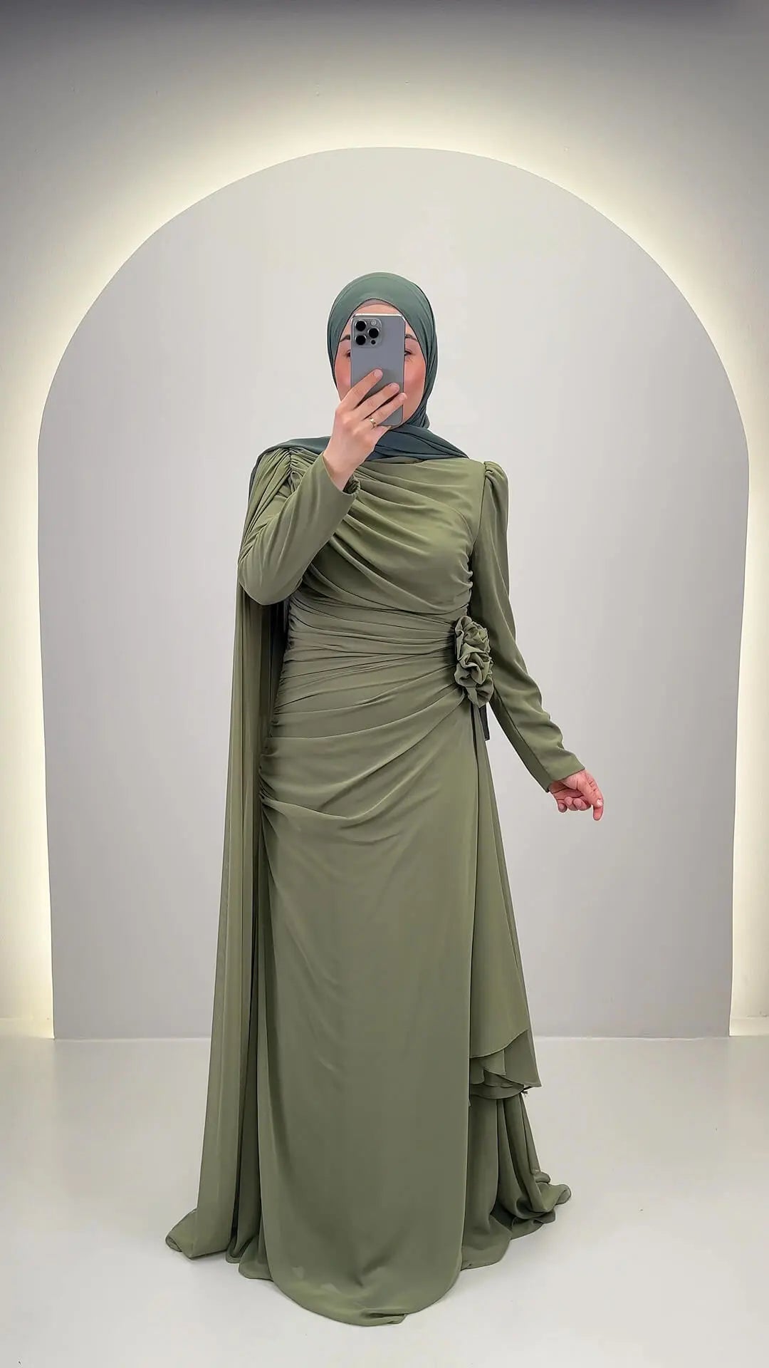 Nila Abito da sera verde