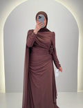 Nila Evening dress Brown