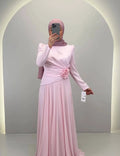 Noor Abito da Sera Rosa