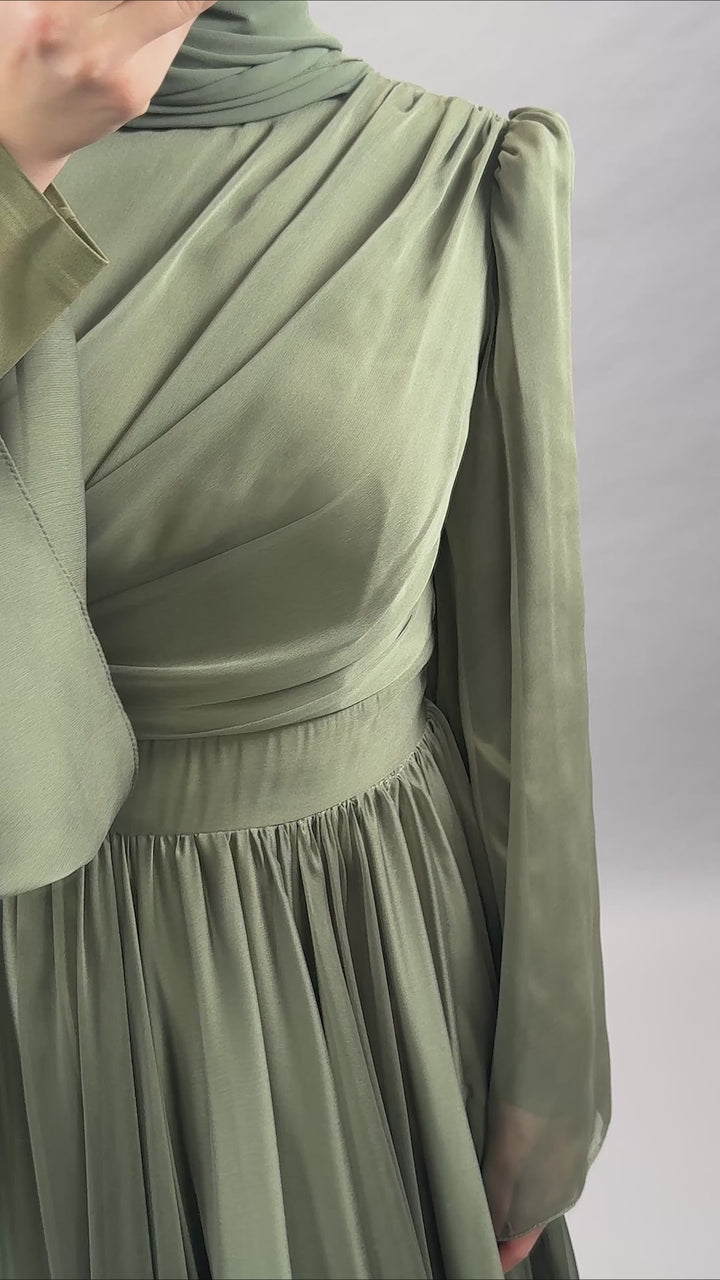 Medina Abendkleid Khaki