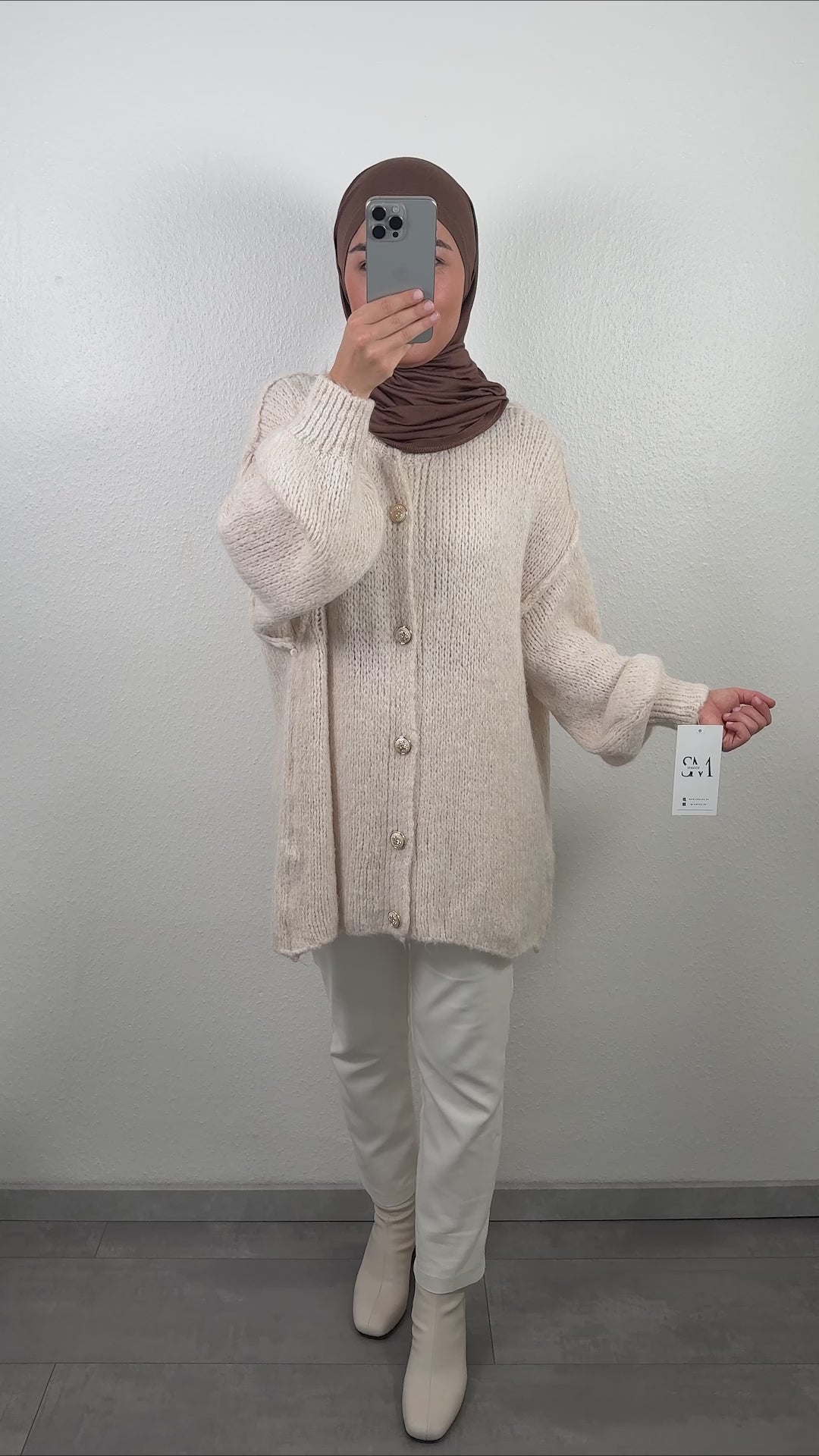 Cardigan Efla beige