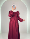 Reyna Vestito Bordeaux