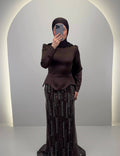 Sedef Abendkleid Braun