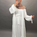 Senem Abaya Bianco