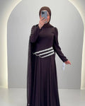 Vestito da sera Seyla marrone