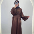 Simla Abaya Marrone