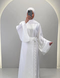Nesa Abaya Bianco
