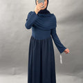 Yelena Kleid Dunkelblau